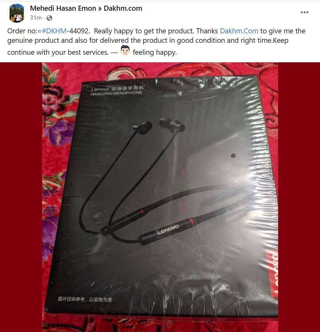 Original Lenovo HE05x Neckband Bluetooth Headphone Original Lenovo HE05x Neckband Bluetooth Headphone